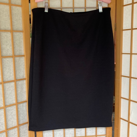 Philosophy Black Stretch Pencil Skirt Career SZ 12 - Picture 2 of 11